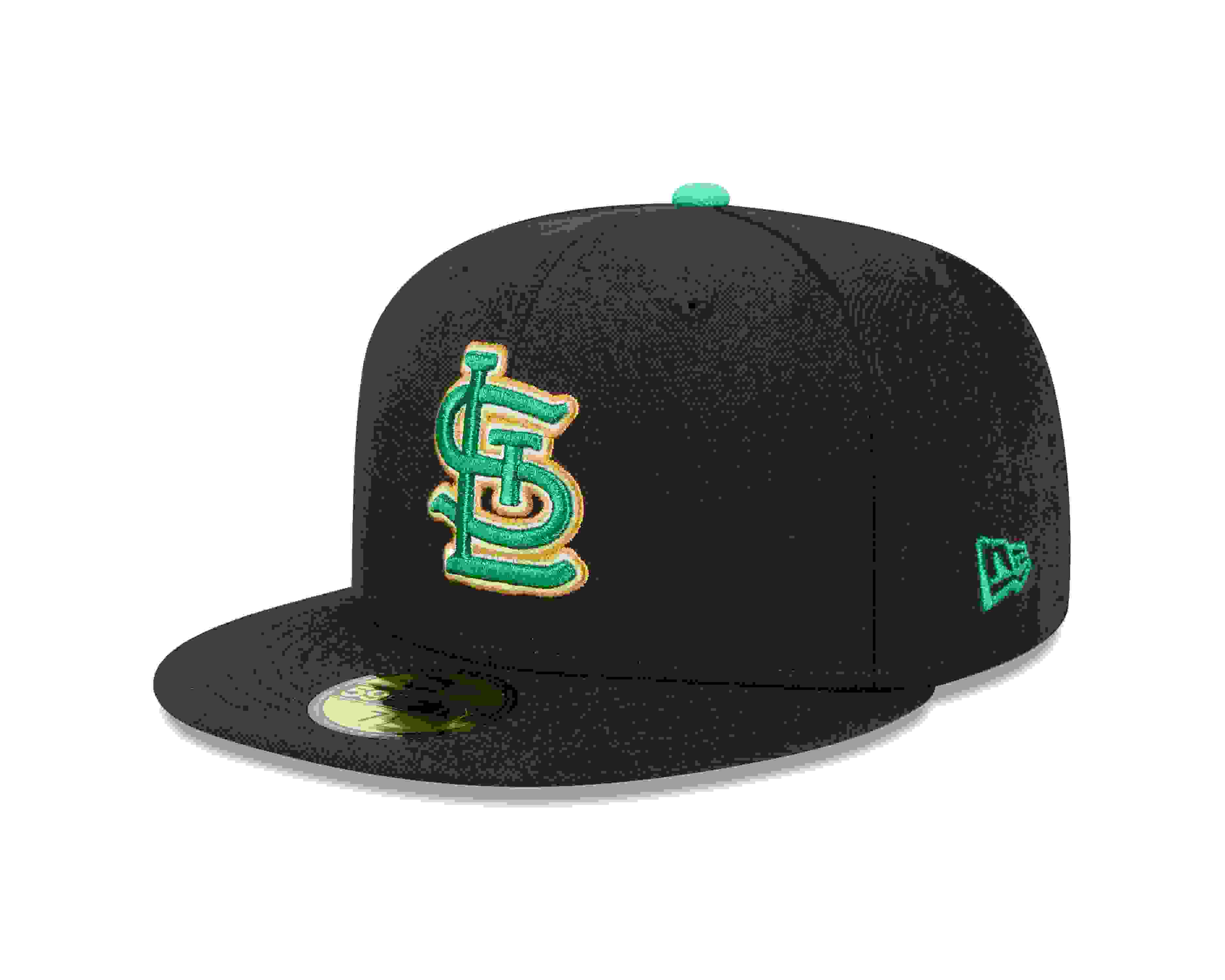 New Era St. Louis Cardinals 59FIFTY St. Paddy's Black/Green Fitted Hat